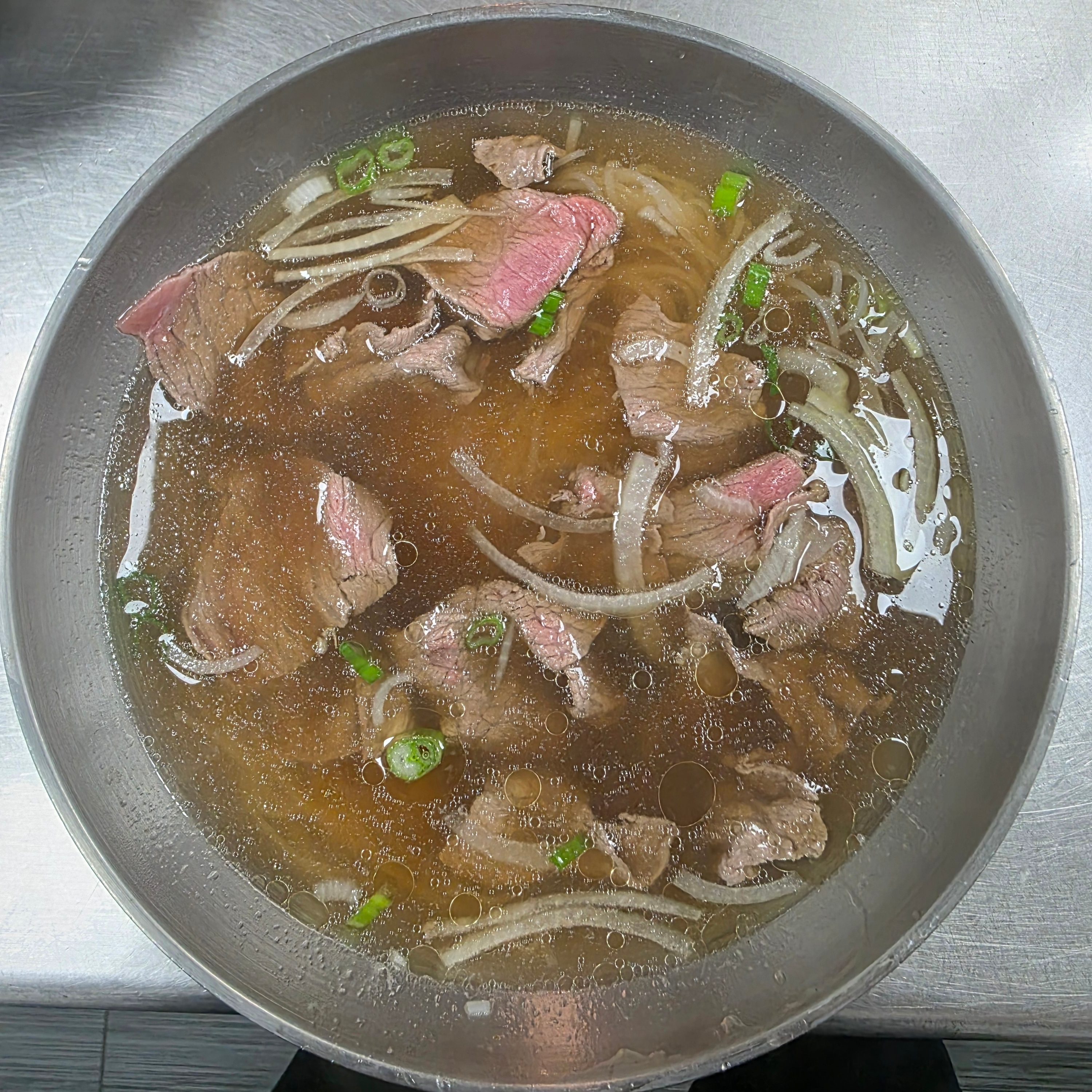 Sliced Beef Noodle Soup.