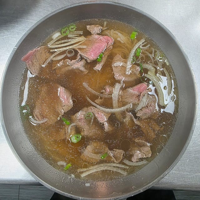 Sliced Beef Noodle Soup.